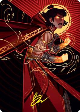 Infuriate Art Card (Gold-Stamped Signature)