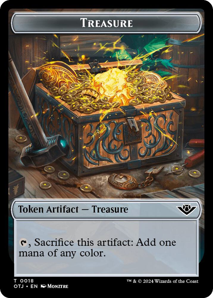Treasure // Scorpion Dragon Double-Sided Token