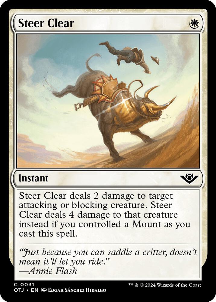 Steer Clear