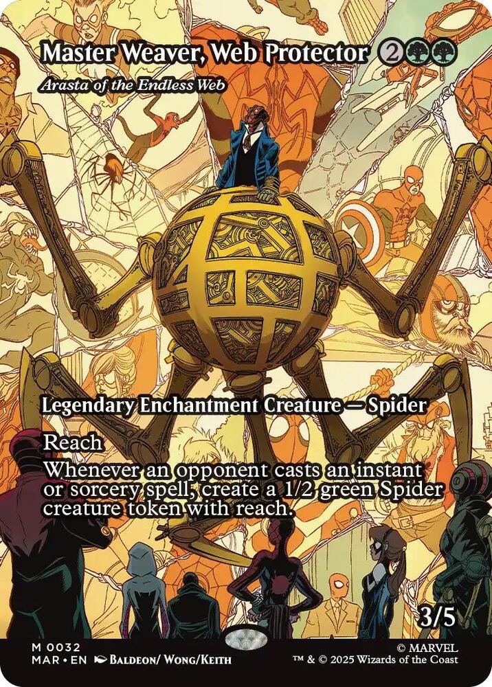Master Weaver, Web Protector - Arasta of the Endless Web (Borderless)