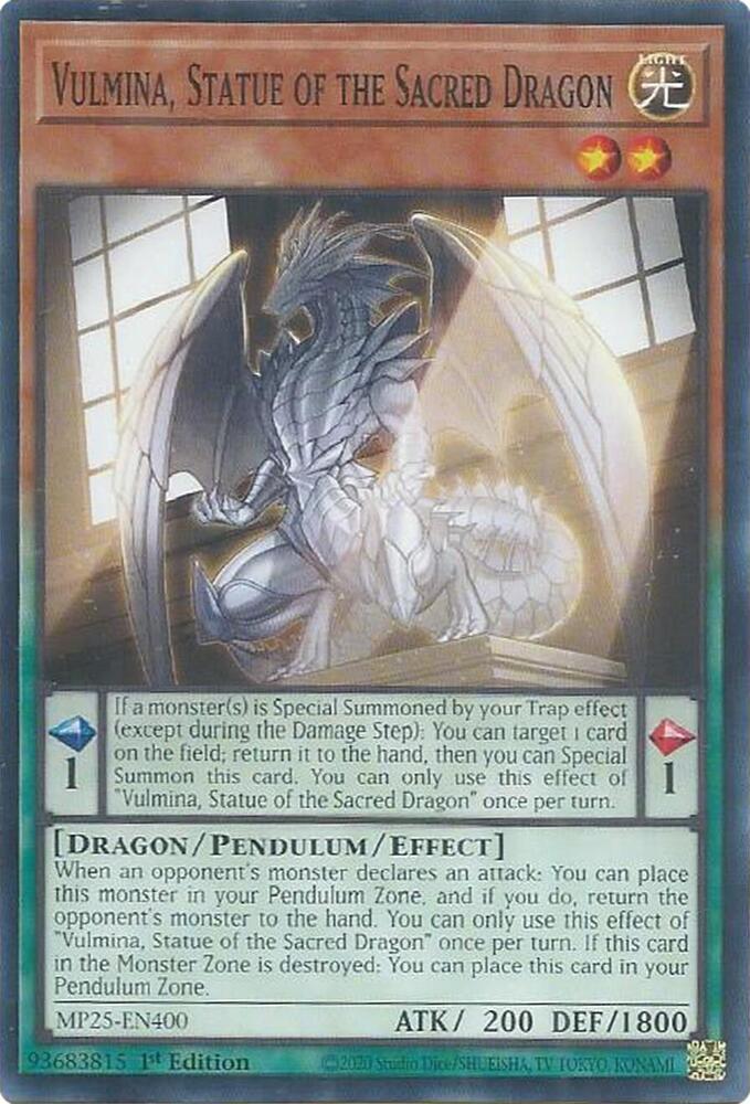 Vulmina, Statue of the Sacred Dragon