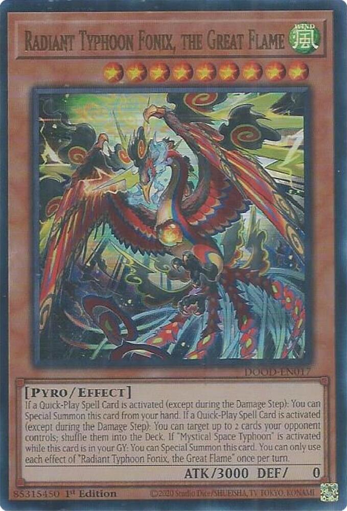 Radiant Typhoon Fonix, the Great Flame