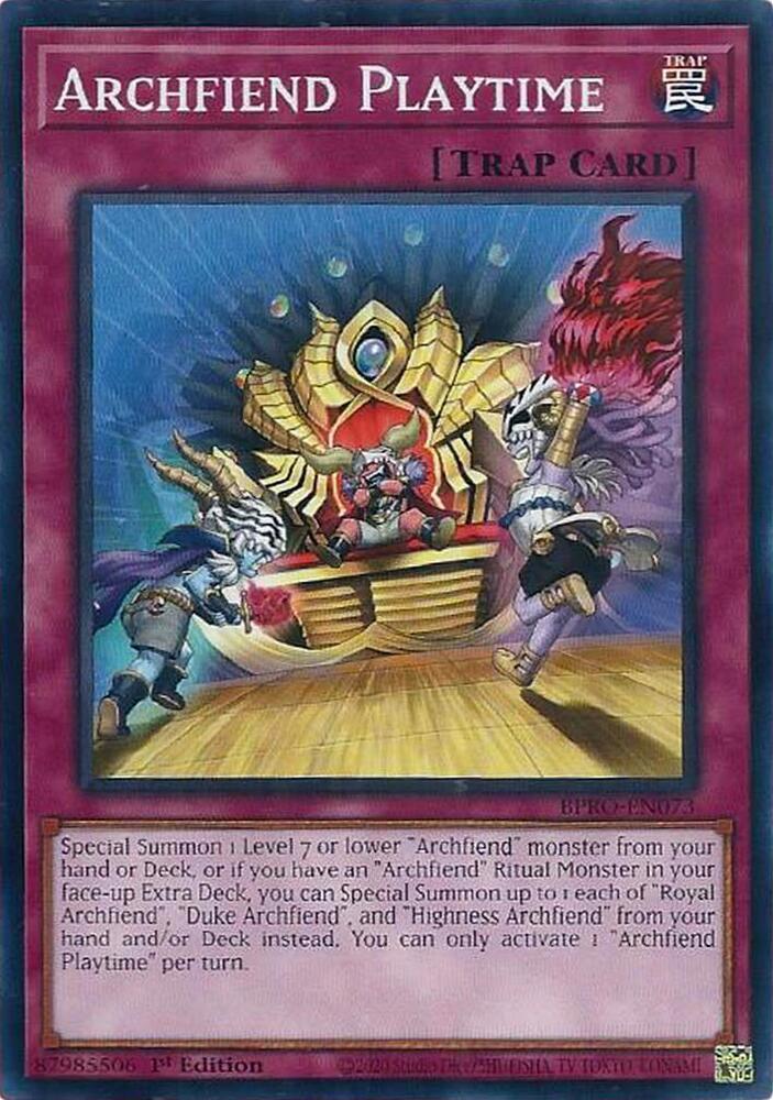 Archfiend Playtime