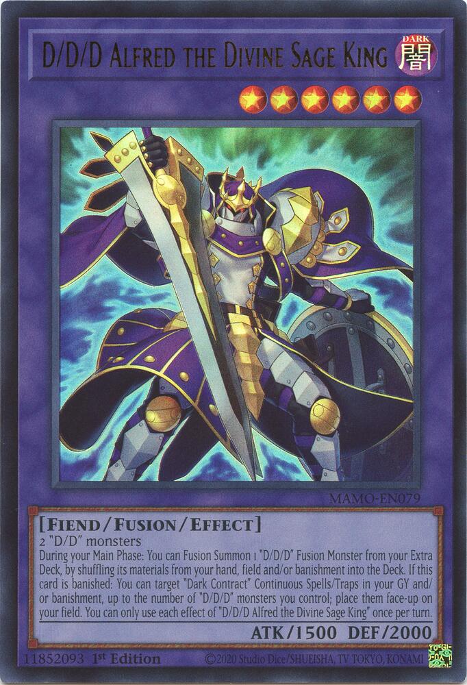 D/D/D Alfred the Divine Sage King [Magnificent Monsters]