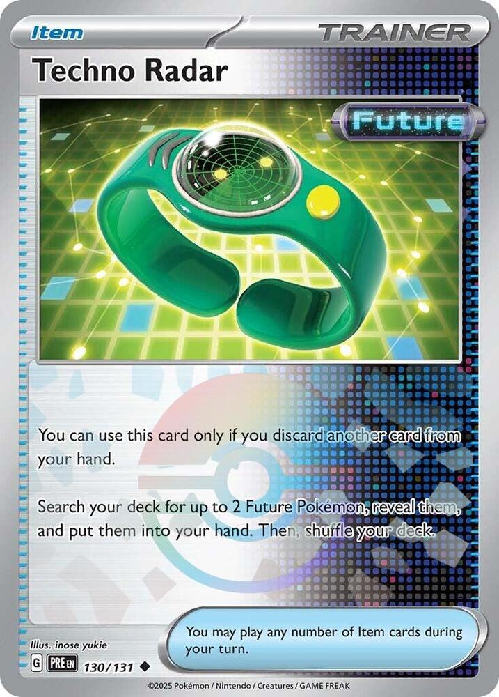 Techno Radar (Poke Ball Pattern)