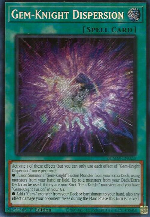 Gem-Knight Dispersion