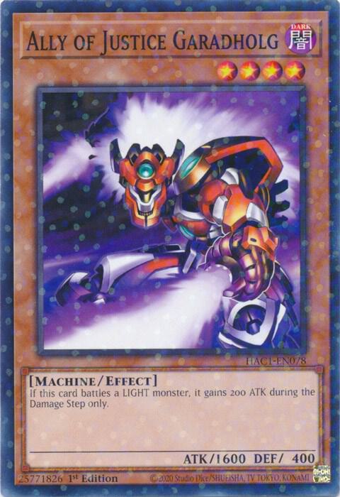 Ally of Justice Garadholg (Duel Terminal)