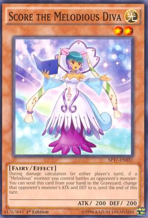 Score the Melodious Diva (Starfoil)