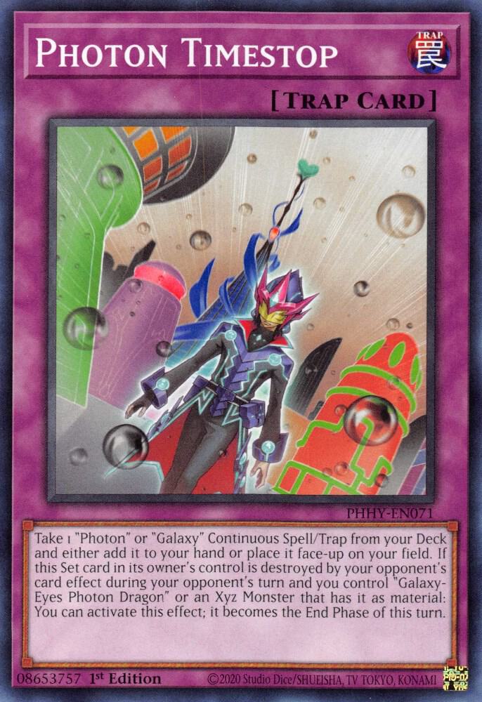 Photon Timestop