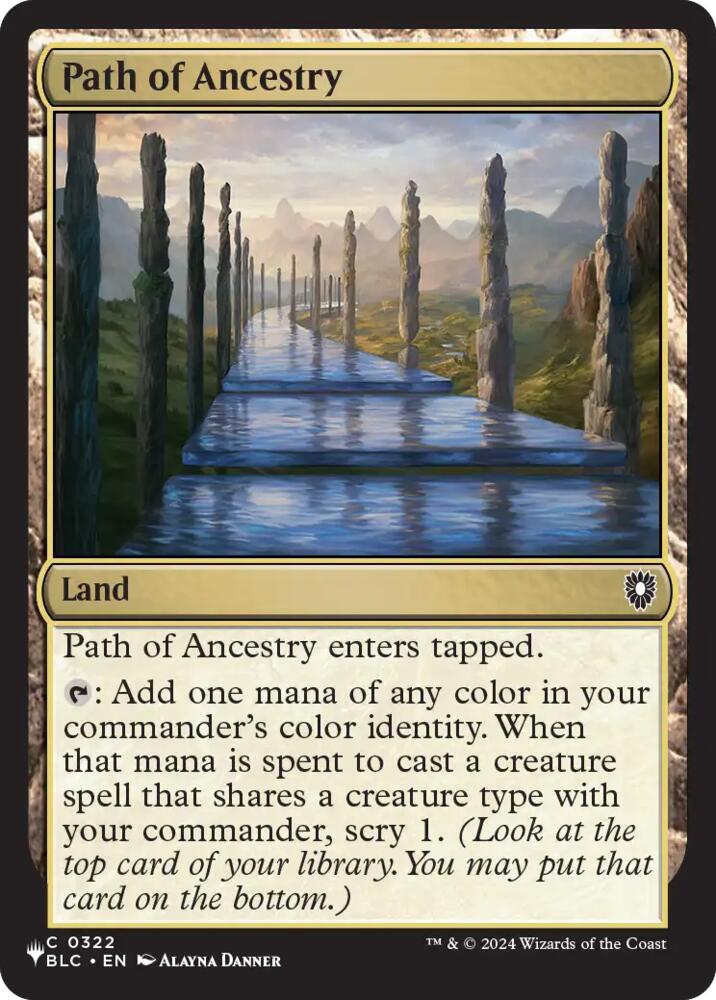 Path of Ancestry (BLC) [The List Reprints]
