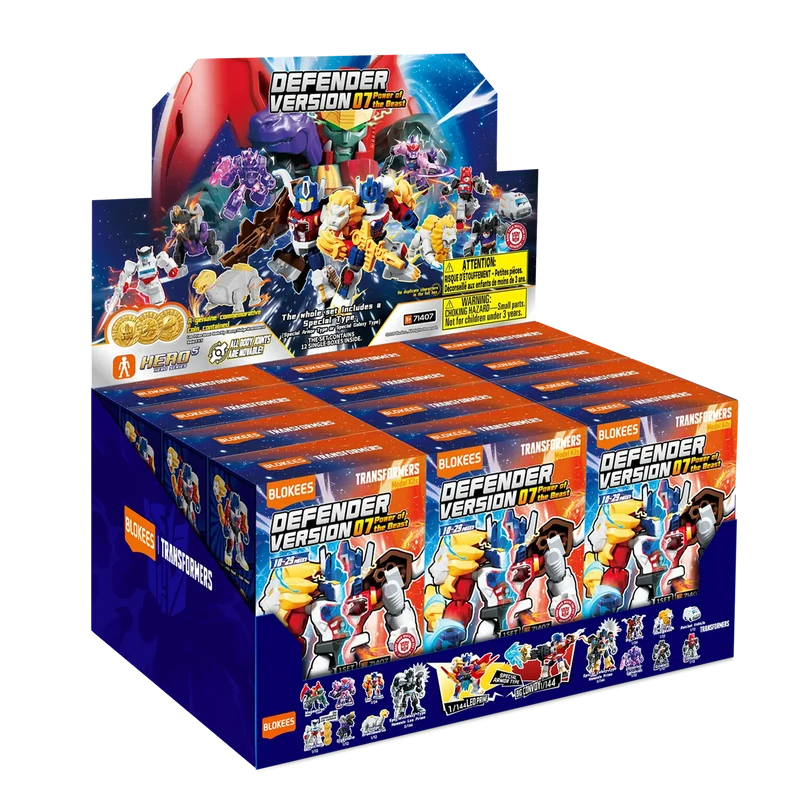 Blokees Transformers - Defender Version 07 Power of the Beast Blind Box
