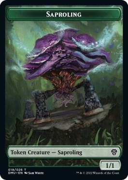 Saproling // Zombie Double-Sided Token
