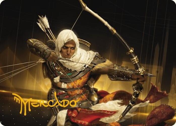 Bayek of Siwa Art Card (Gold-Stamped Signature)