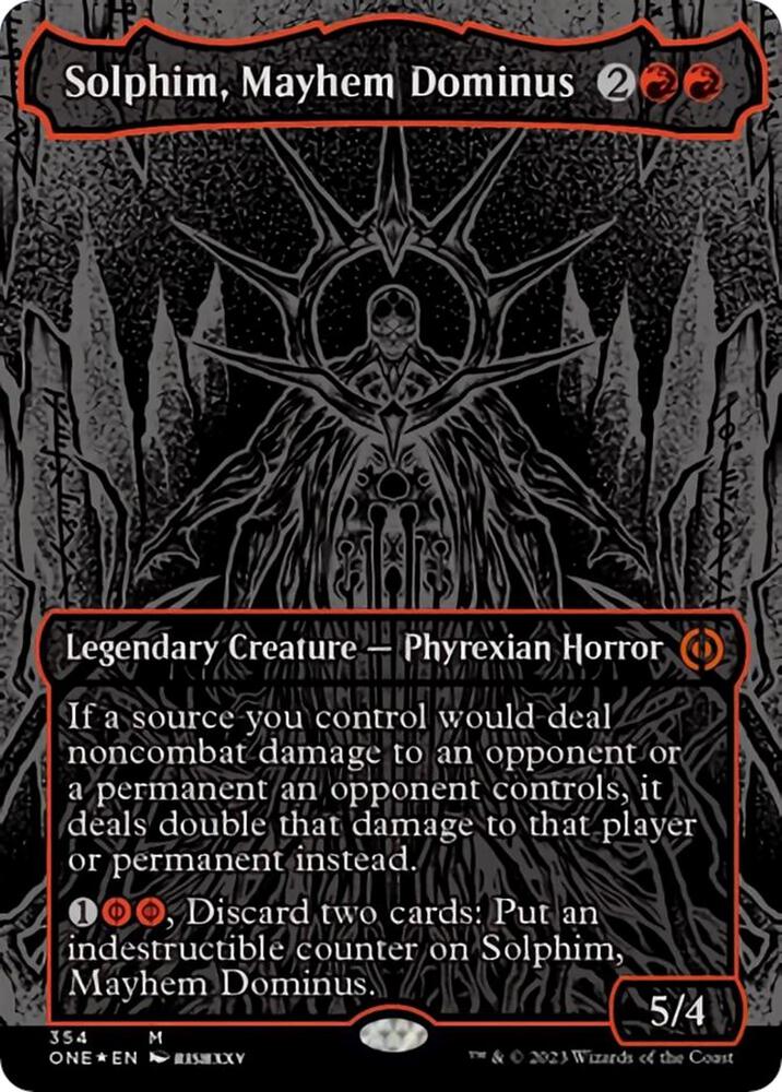 Solphim, Mayhem Dominus (Oil Slick Raised Foil)