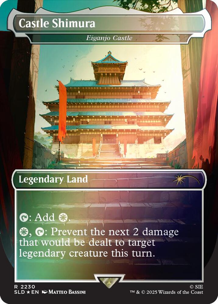 Castle Shimura - Eiganjo Castle (Rainbow Foil)