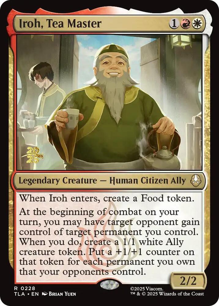 Iroh, Tea Master