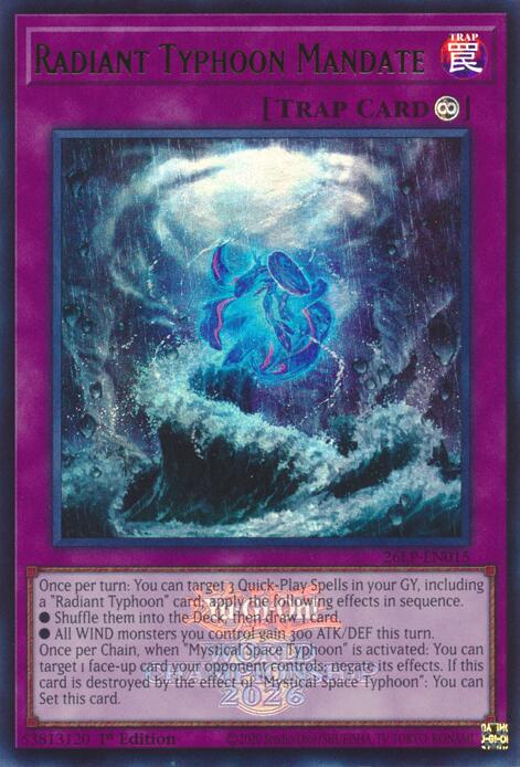 Radiant Typhoon Mandate (Emblazoned) [Limited Pack World Championship 2026]