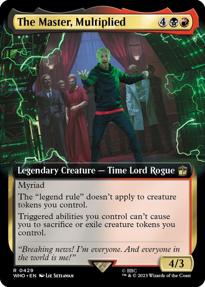 The Master, Multiplied (Extended Art)