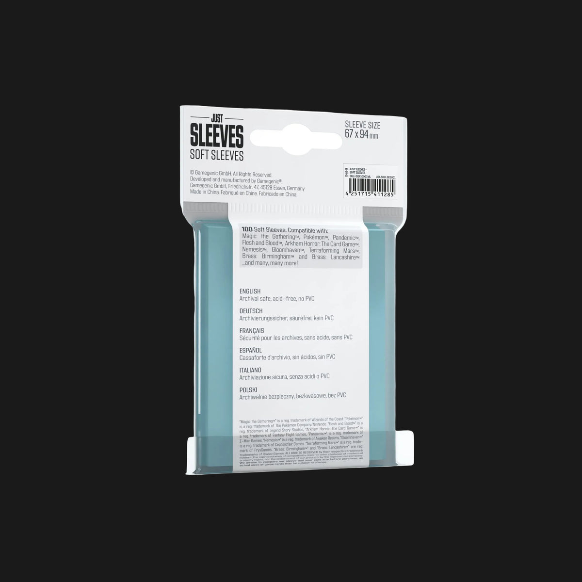 Gamegenic - Just Sleeves Soft Sleeves