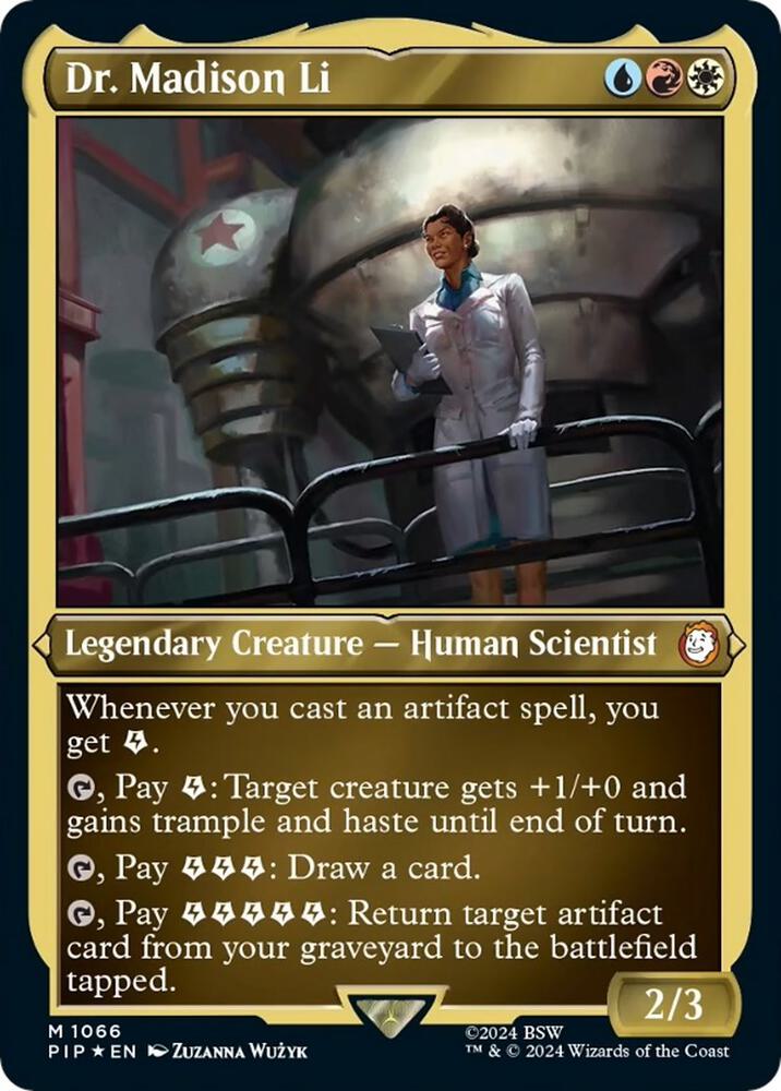 Dr. Madison Li (Display Commander) - Thick Stock