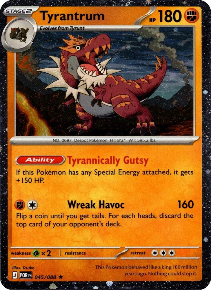 Tyrantrum - 045/088 (Cosmos Holo)