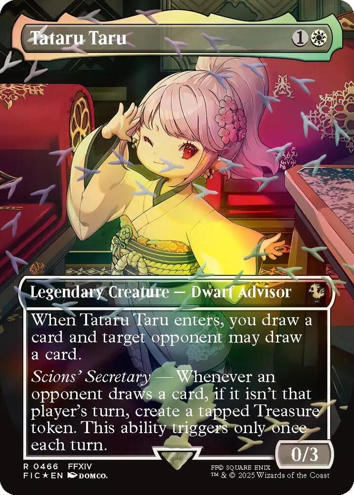 Tataru Taru (Borderless) (Chocobo Track Foil)