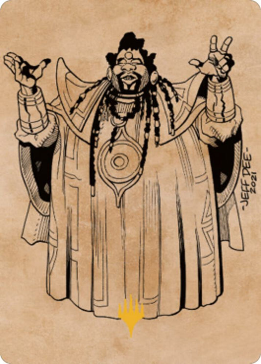 Alaundo the Seer Art Card (Gold-Stamped)