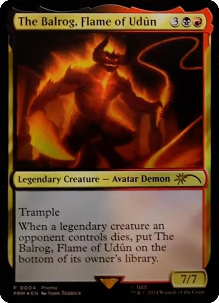 The Balrog, Flame of Udun