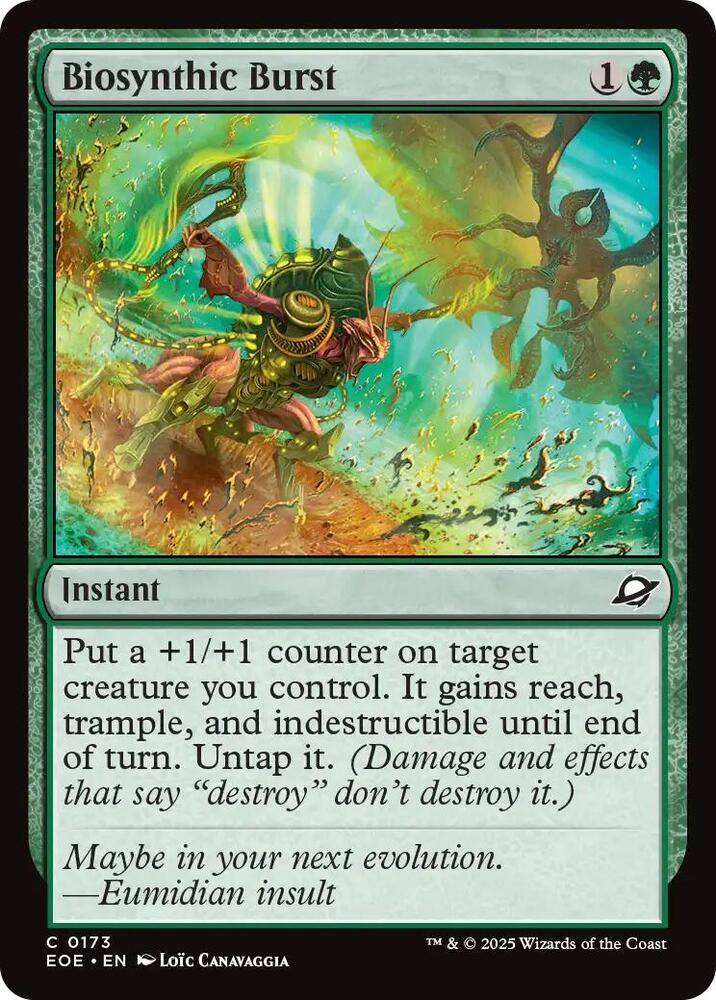 Biosynthic Burst
