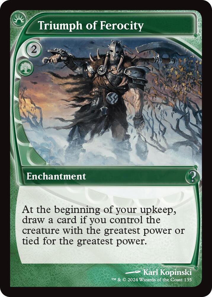 Triumph of Ferocity (Future Sight)