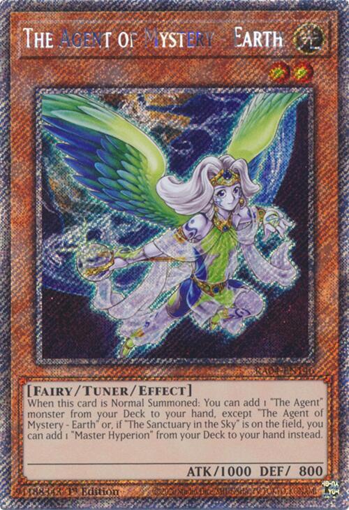 The Agent of Mystery - Earth (Platinum Secret Rare)