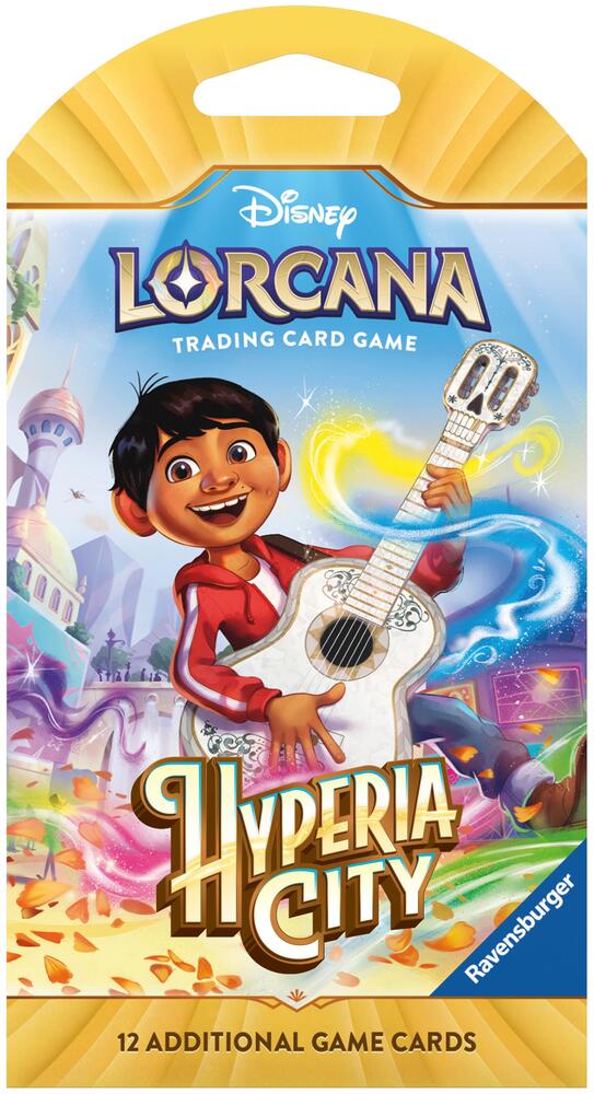 Disney Lorcana: Hyperia City Sleeved Booster Pack [Hyperia City]