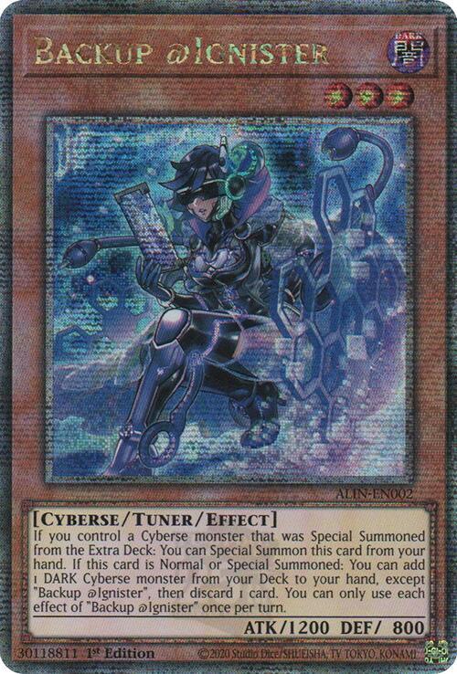 Backup @Ignister (Quarter Century Secret Rare)