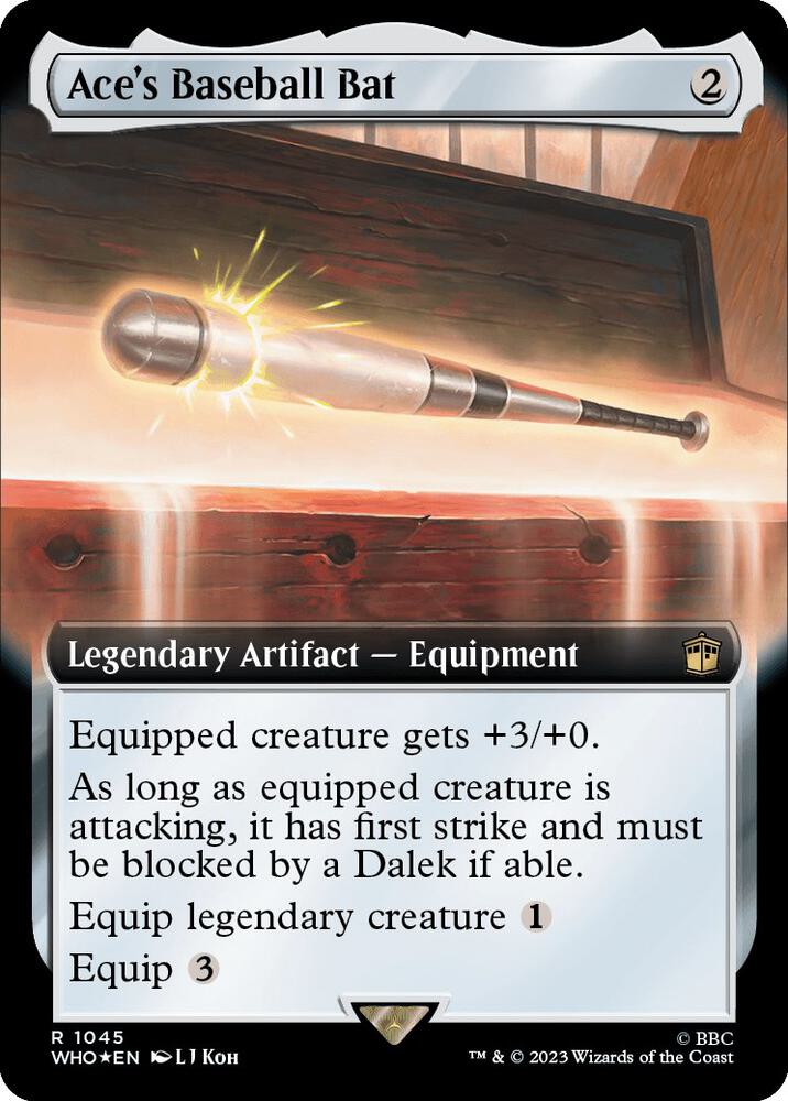 Ace's Baseball Bat (Extended Art) (Surge Foil)
