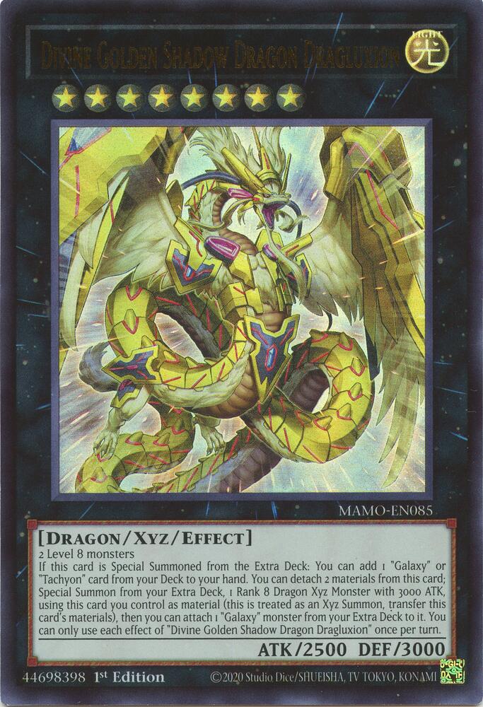 Divine Golden Shadow Dragon Dragluxion [Magnificent Monsters]