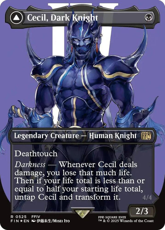 Cecil, Dark Knight (Borderless) (Surge Foil)