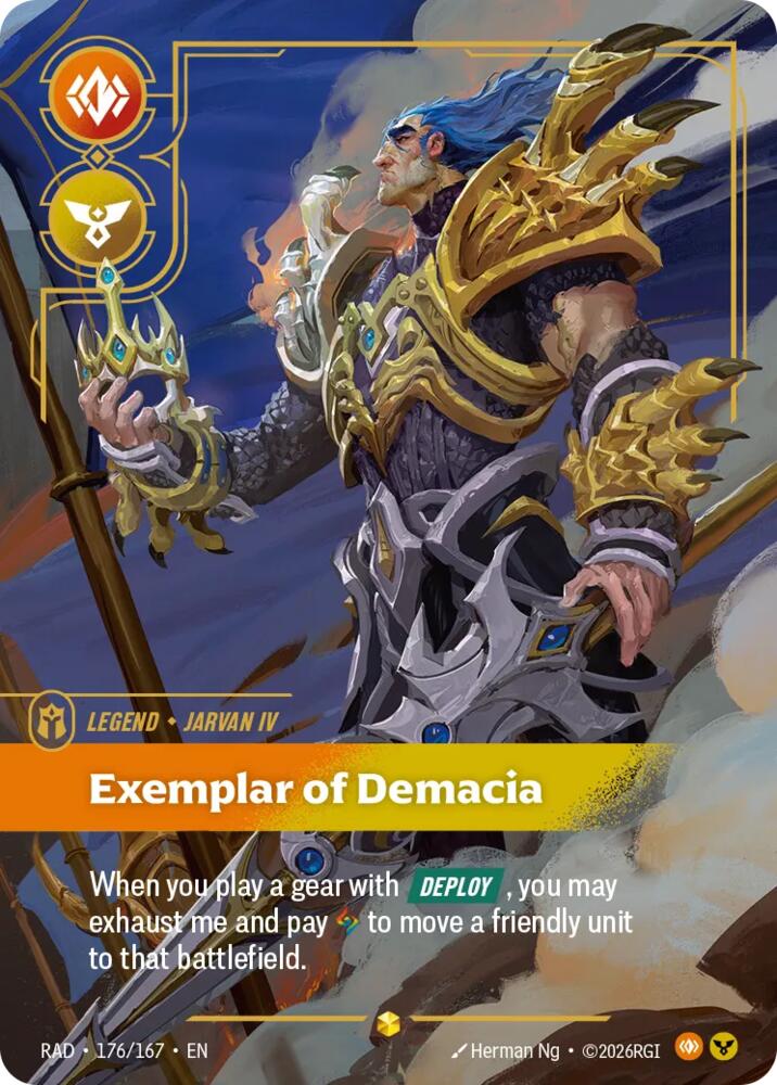 Jarvan IV, Exemplar of Demacia (Overnumbered) [Radiance]