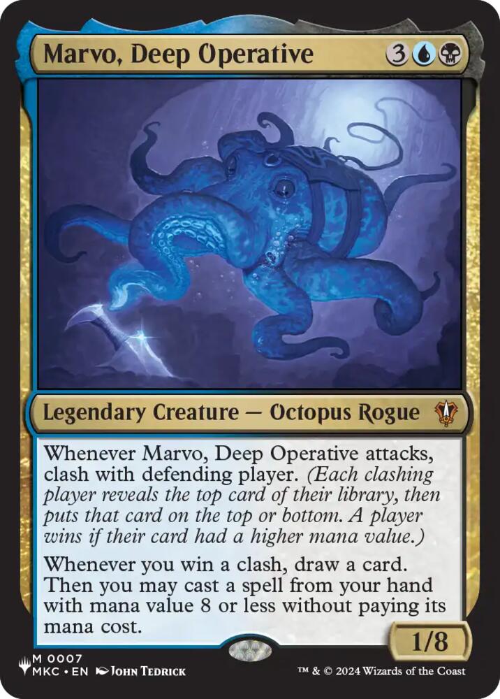 Marvo, Deep Operative [The List Reprints]