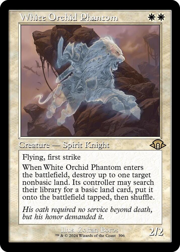 White Orchid Phantom (Retro Frame)