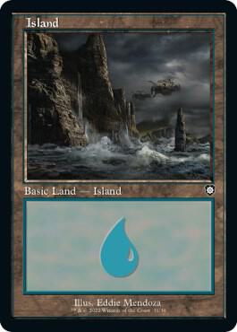 Island (31) (Retro Frame)