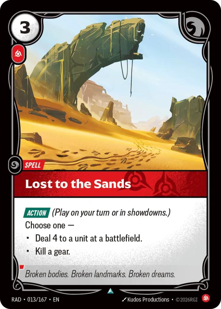 Lost to the Sands [Radiance]