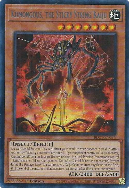 Kumongous, the Sticky String Kaiju (Silver)