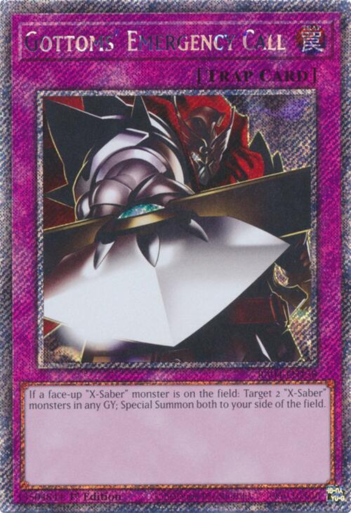 Gottoms' Emergency Call (Platinum Secret Rare)