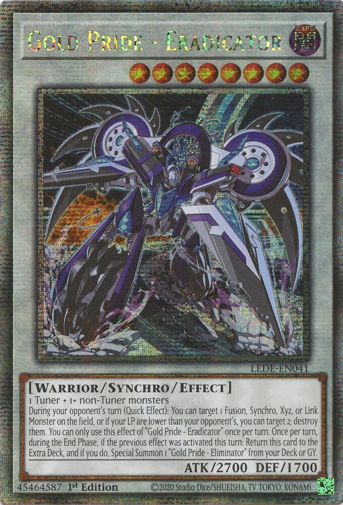 Gold Pride - Eradicator (Quarter Century Secret Rare)