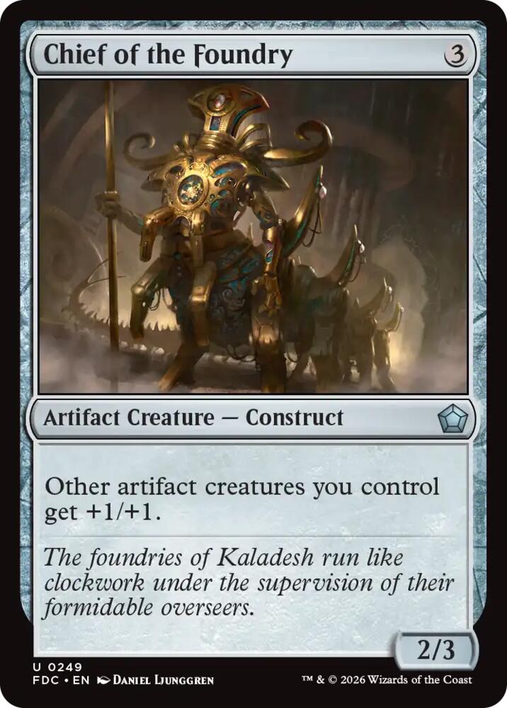 Chief of the Foundry [Commander: Foundations]