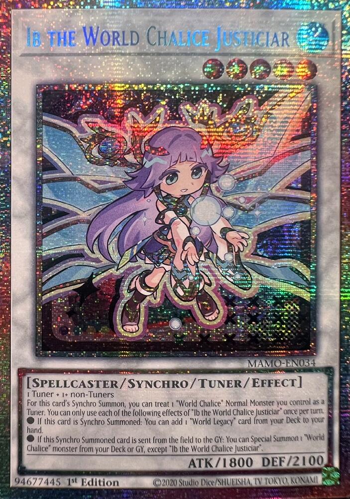 Ib the World Chalice Justiciar (Starlight Rare) [Magnificent Monsters]