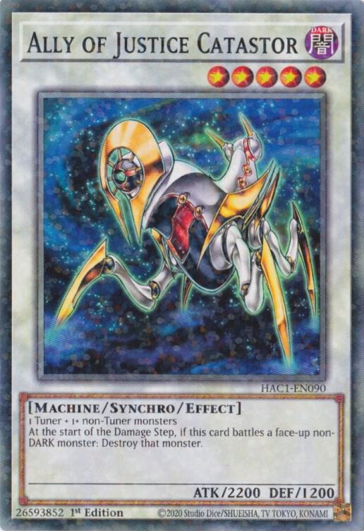 Ally of Justice Catastor (Duel Terminal)