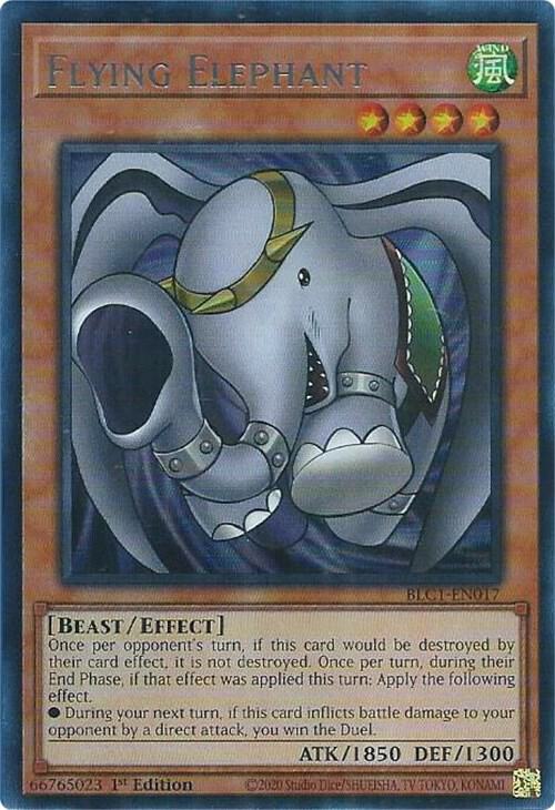 Flying Elephant (Silver)