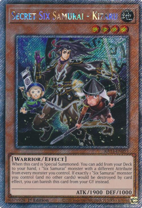 Secret Six Samurai - Kizaru (Platinum Secret Rare)