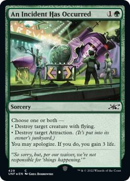 An Incident Has Occurred (Galaxy Foil)